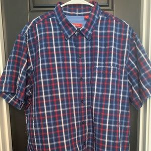 IZOD Short Sleeve Button Down